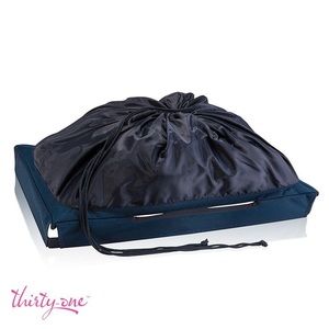 New Thirty-One Deluxe Cinch Top Tote Lid in Navy